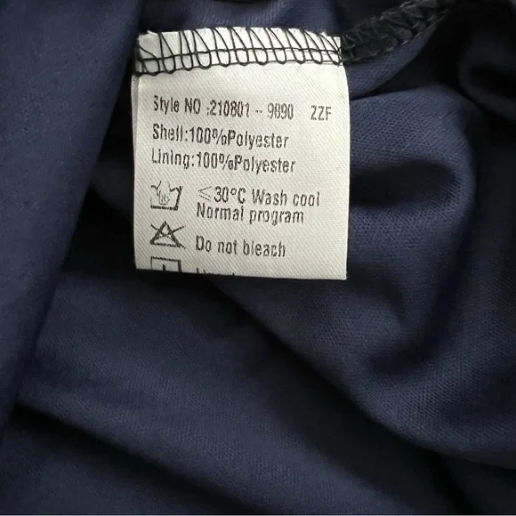 Ever Pretty Blue V Neck Short Sleeve Long Evening Dress Gown Size 18 NWT - Picture 6 of 8